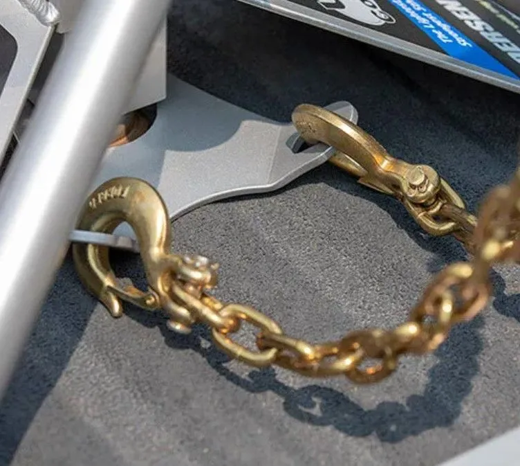 SAFETY CHAINS W/PLATE